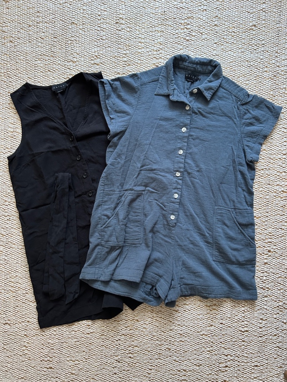 Hatch maternity romper bundle of 2